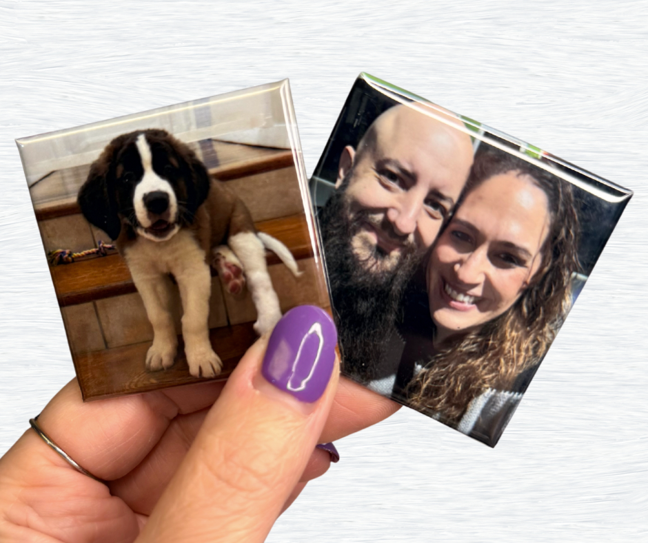 Custom 2x2 Fridge Photo Magnets | 6-18 pack | The Happy Snaps Co