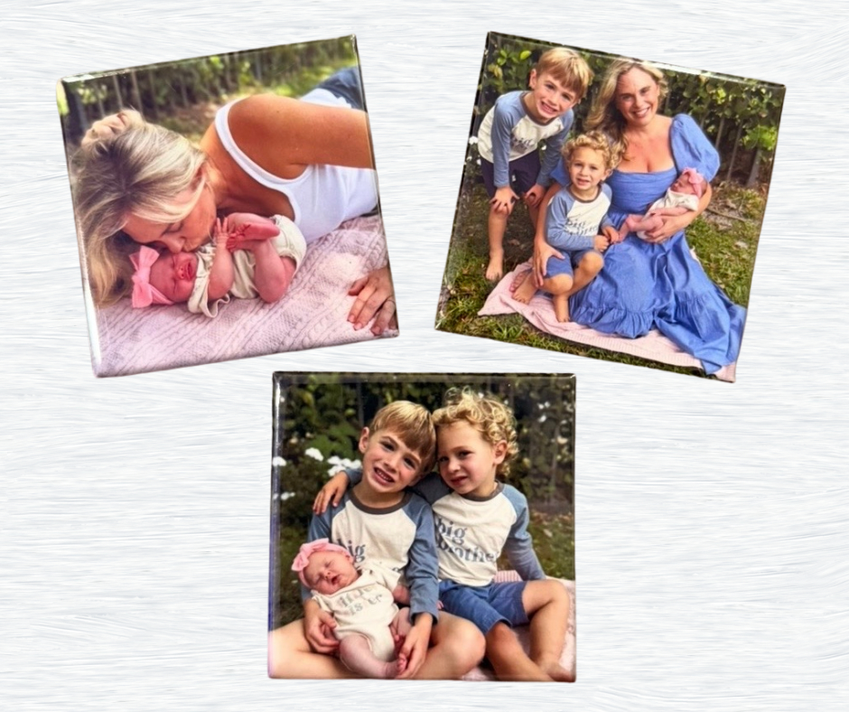 Custom 2x2 Fridge Photo Magnets | 6-18 pack | The Happy Snaps Co