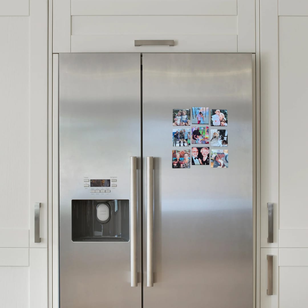 Custom 2x2 Fridge Photo Magnets | 9-18 pack | The Happy Snaps Co